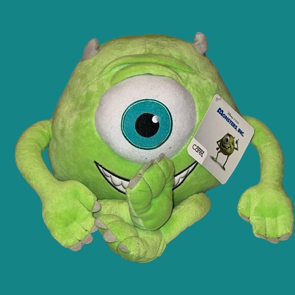 NWT Kohls Disney Pixar Mike Wazowski Monsters Inc Plush Stuffed Animal  12” - Picture 1 of 4